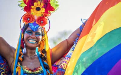 Carnaval de Rio: Maquillage à paillettes écolo en vedette